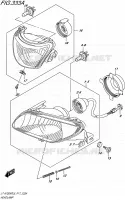 PHARE pour Suzuki KINGQUAD 750 2015