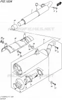 SILENCIEUX pour Suzuki KINGQUAD 750 2015