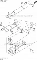 SILENCIEUX pour Suzuki KINGQUAD 750 2016