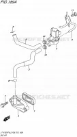 SYSTEME RECYCLAGE GAZ ECHAPPEMENT pour Suzuki KINGQUAD 750 2015
