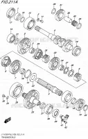 TRANSMISSION (2) pour Suzuki KINGQUAD 750 2015