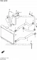 DURITE DE RADIATEUR pour Suzuki KINGQUAD 750 2015