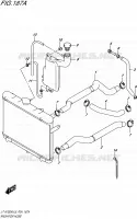 DURITE DE RADIATEUR pour Suzuki KINGQUAD 750 2015