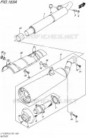 SILENCIEUX pour Suzuki KINGQUAD 750 2015