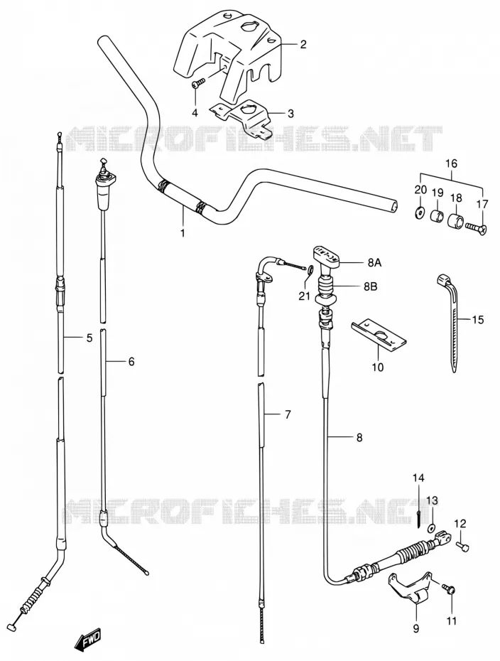 GUIDON Suzuki QUAD 160 OZARK 2003  LT-F160 K3 (P19,P24,P51)