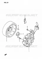 ALLUMAGE ROTOR   STATOR pour Suzuki OZARK 230 1987