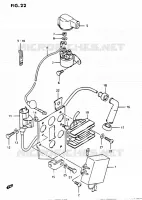 PARTIE ELECTRIQUE pour Suzuki OZARK 230 1987