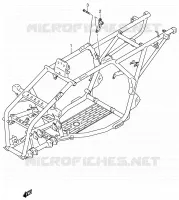 CADRE pour Suzuki OZARK 250 2006