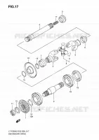COUPLE CONIQUE pour Suzuki OZARK 250 2006
