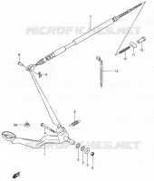 FREIN ARRIERE pour Suzuki OZARK 250 2006