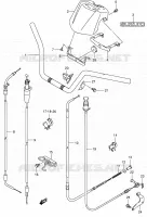 GUIDON pour Suzuki OZARK 250 2006