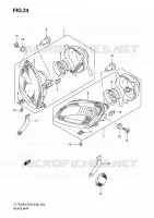 PHARE pour Suzuki OZARK 250 2006
