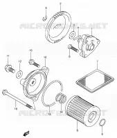 POMPE A HUILE pour Suzuki OZARK 250 2006
