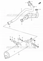 SILENCIEUX pour Suzuki OZARK 250 2006