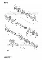 TRANSMISSION pour Suzuki OZARK 250 2006