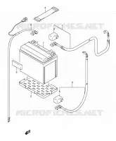 BATTERIE pour Suzuki OZARK 250 2006