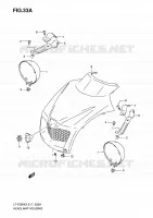 BOL DE PHARE (MODEL K6 E04) pour Suzuki OZARK 250 2006