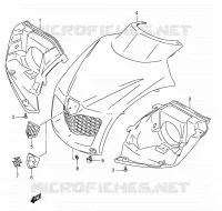 BOL DE PHARE pour Suzuki OZARK 250 2006