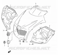 BOL DE PHARE pour Suzuki OZARK 250 2006