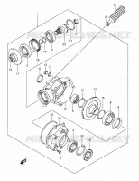 CARDAN   COUPLE CONIQUE (NOTE) pour Suzuki OZARK 250 2006