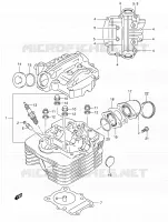 CULASSE pour Suzuki OZARK 250 2006
