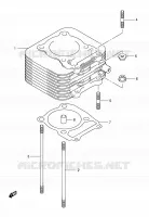 CYLINDRE pour Suzuki OZARK 250 2006