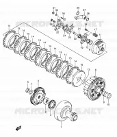 EMBRAYAGE (MODELE K5/K6) pour Suzuki OZARK 250 2006