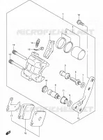 ETRIER DE FREIN AVANT pour Suzuki OZARK 250 2006
