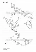 REPOSE PIED (MODEL K6 E04) pour Suzuki OZARK 250 2006