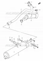 SILENCIEUX pour Suzuki OZARK 250 2006