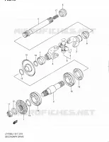 COUPLE CONIQUE pour Suzuki OZARK 250 2011