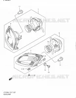 PHARE pour Suzuki OZARK 250 2011