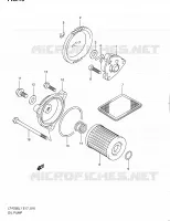 POMPE A HUILE pour Suzuki OZARK 250 2011