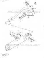 SILENCIEUX pour Suzuki OZARK 250 2011