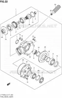 CARDAN   COUPLE CONIQUE pour Suzuki OZARK 250 2013