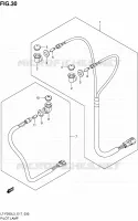 ENSEMBLE TEMOINS (LT F250L3 E17) pour Suzuki OZARK 250 2013