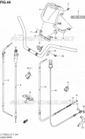 GUIDON (LT F250L3 E17) pour Suzuki OZARK 250 2013