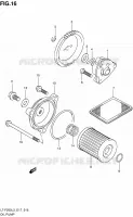 POMPE A HUILE pour Suzuki OZARK 250 2013