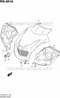 BOL DE PHARE pour Suzuki OZARK 250 2015