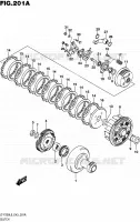 EMBRAYAGE pour Suzuki OZARK 250 2016