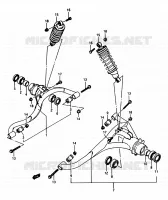 AMORTISSEUR   TRIANGLES pour Suzuki OZARK 250 1997