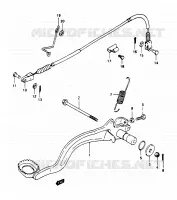 FREIN ARRIERE pour Suzuki OZARK 250 1997