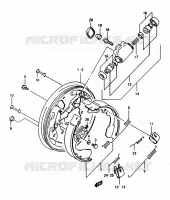 FREIN AVANT pour Suzuki OZARK 250 1997