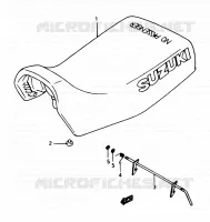 SELLE pour Suzuki OZARK 250 1997