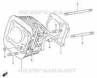 CYLINDRE pour Suzuki KINGQUAD 300 2000