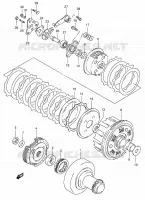 EMBRAYAGE pour Suzuki KINGQUAD 300 2000