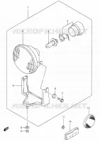 PHARE pour Suzuki KINGQUAD 300 2000