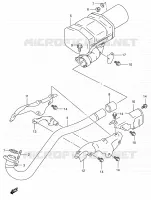 SILENCIEUX pour Suzuki KINGQUAD 300 2000