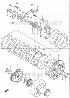 EMBRAYAGE pour Suzuki KINGQUAD 300 2000
