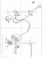 FEU DE RECUL (OPTIONNEL) pour Suzuki KINGQUAD 300 2000